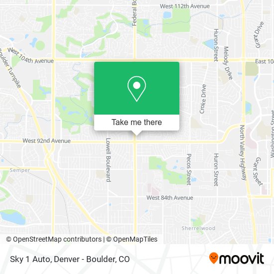 Mapa de Sky 1 Auto