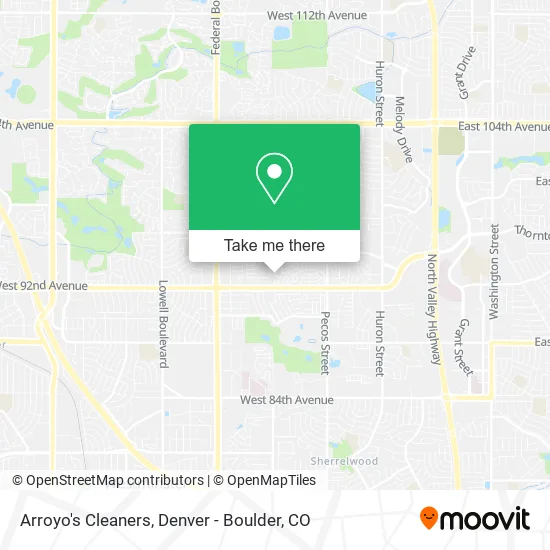 Arroyo's Cleaners map