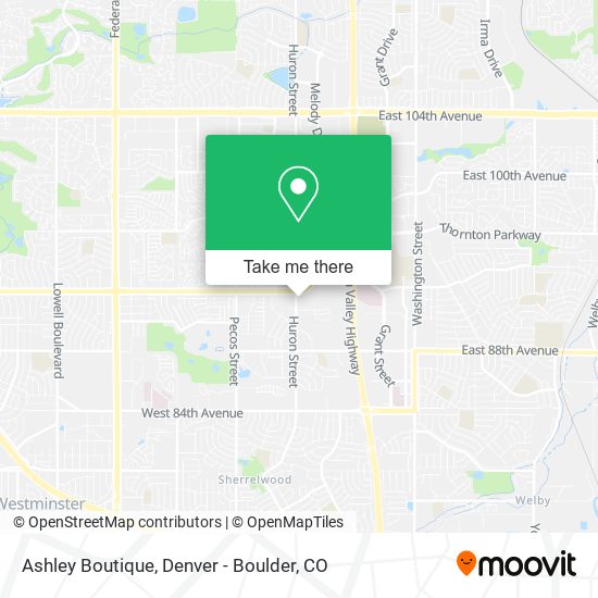 Ashley Boutique map
