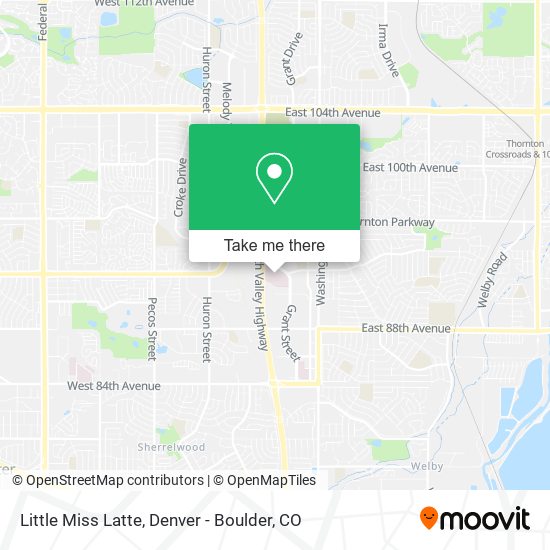 Mapa de Little Miss Latte