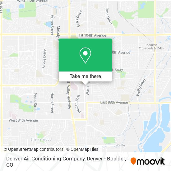Mapa de Denver Air Conditioning Company