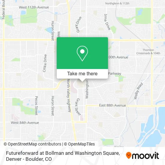 Futureforward at Bollman and Washington Square map