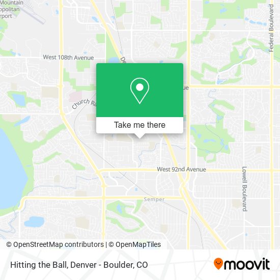 Hitting the Ball map