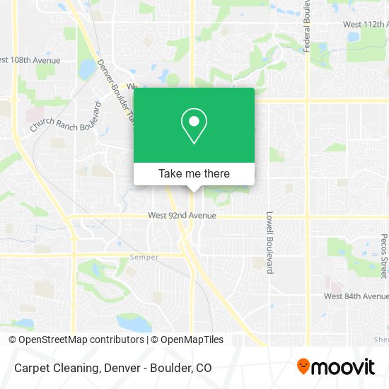 Mapa de Carpet Cleaning