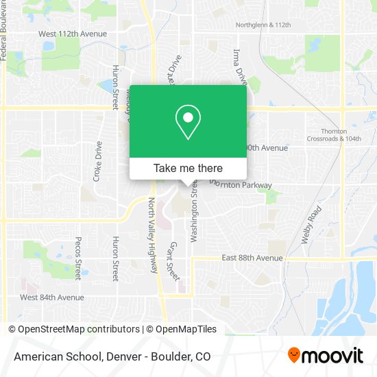 American School map