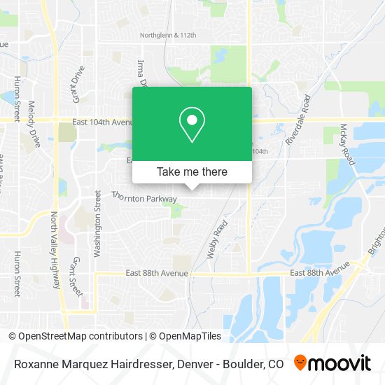 Roxanne Marquez Hairdresser map
