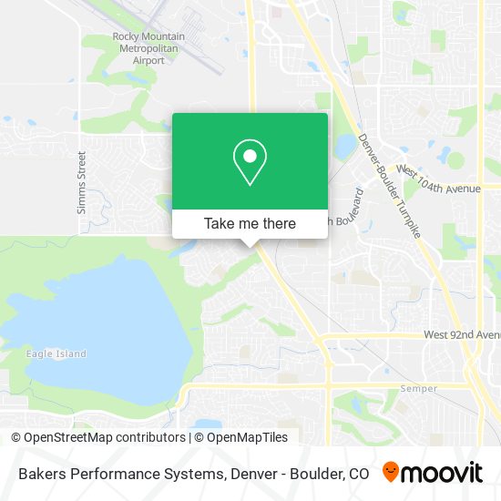 Bakers Performance Systems map