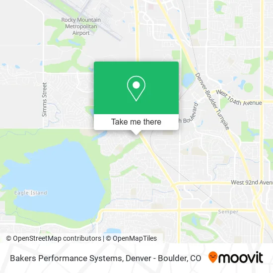 Mapa de Bakers Performance Systems