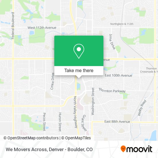 Mapa de We Movers Across