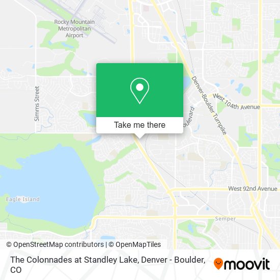 Mapa de The Colonnades at Standley Lake