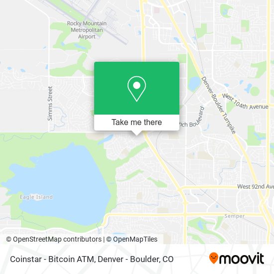 Mapa de Coinstar - Bitcoin ATM