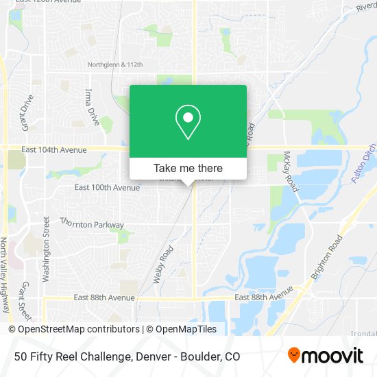 Mapa de 50 Fifty Reel Challenge