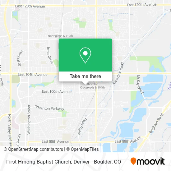 First Hmong Baptist Church map