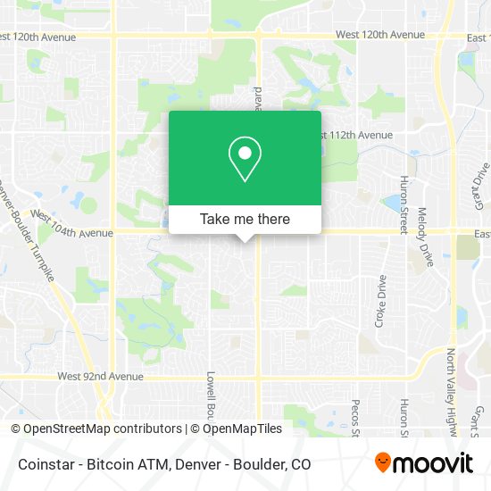 Coinstar - Bitcoin ATM map