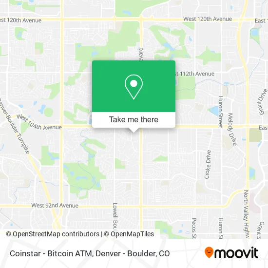 Coinstar - Bitcoin ATM map