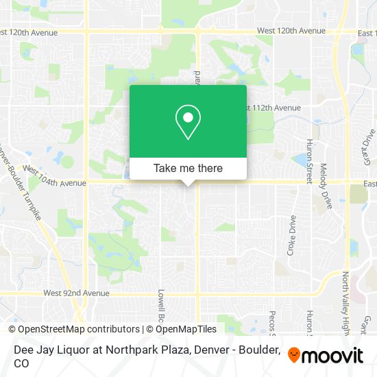 Dee Jay Liquor at Northpark Plaza map