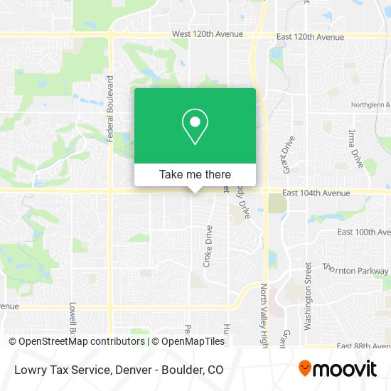 Lowry Tax Service map