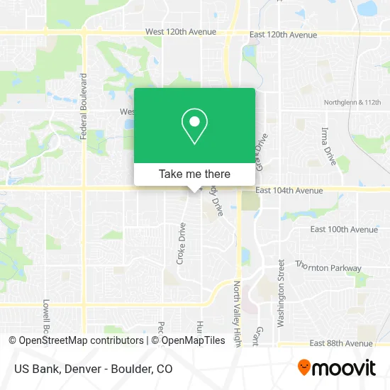 US Bank map