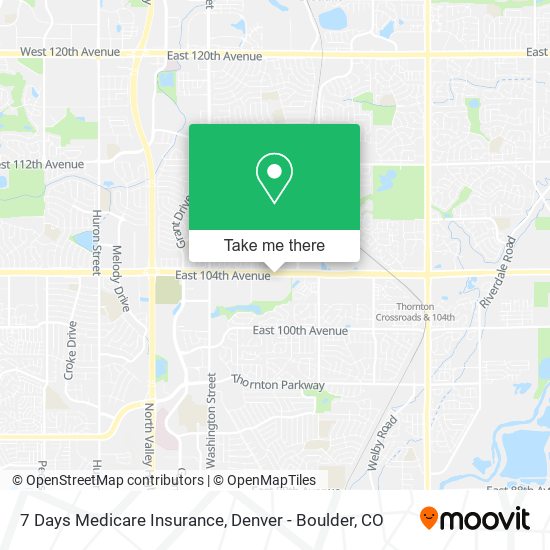 Mapa de 7 Days Medicare Insurance
