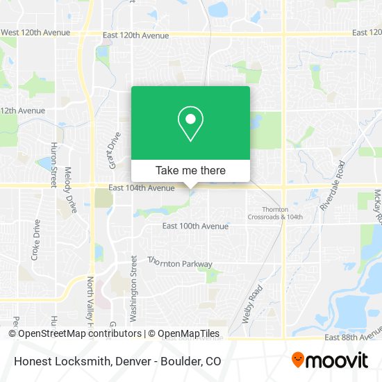 Honest Locksmith map