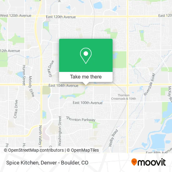 Mapa de Spice Kitchen