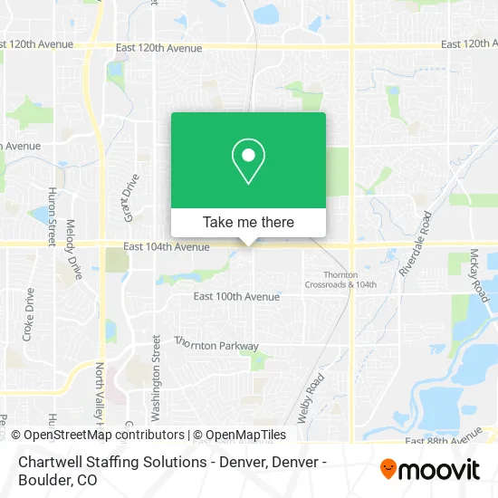Mapa de Chartwell Staffing Solutions - Denver