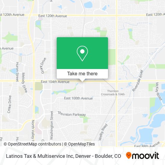 Latinos Tax & Multiservice Inc map