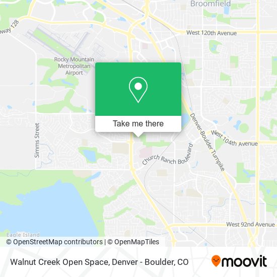 Mapa de Walnut Creek Open Space