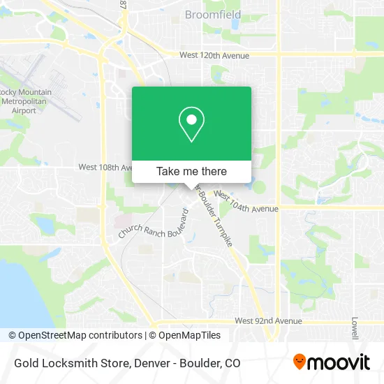 Gold Locksmith Store map