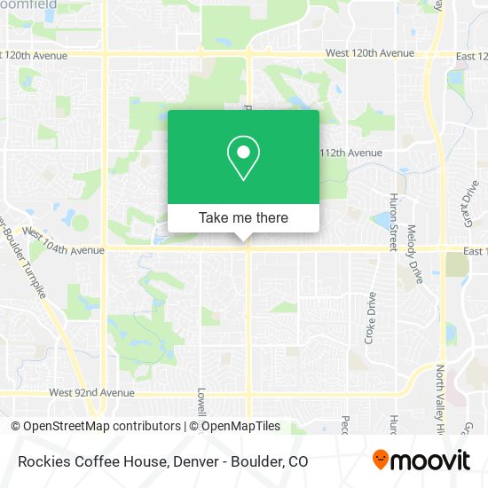 Rockies Coffee House map