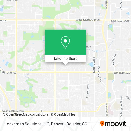 Mapa de Locksmith Solutions LLC