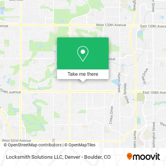 Locksmith Solutions LLC map