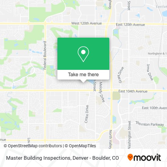 Master Building Inspections map