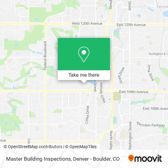 Master Building Inspections map
