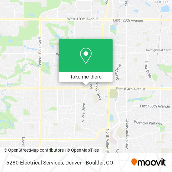 Mapa de 5280 Electrical Services