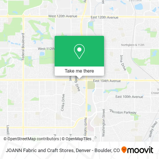 JOANN Fabric and Craft Stores map