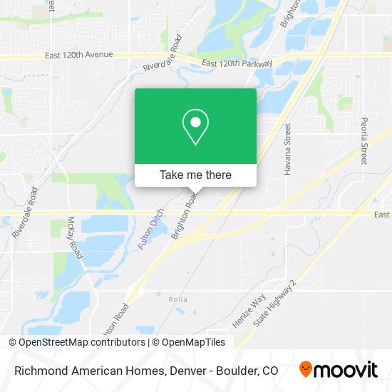 Mapa de Richmond American Homes