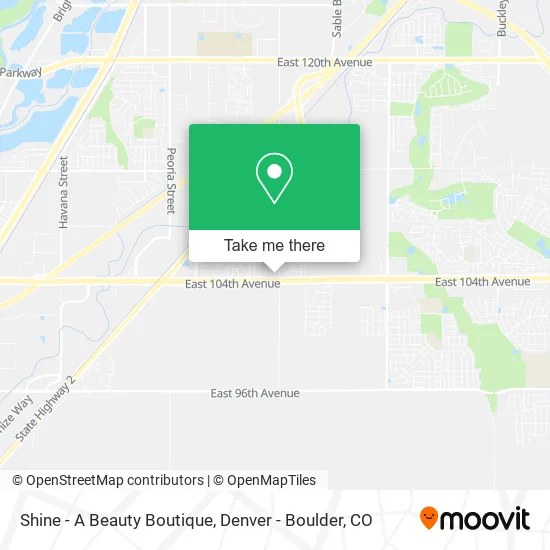 Mapa de Shine - A Beauty Boutique