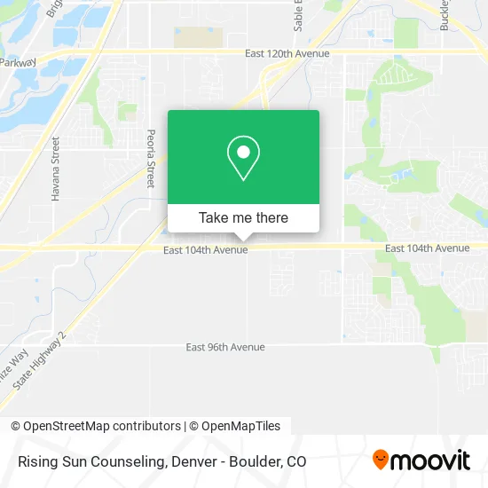 Rising Sun Counseling map
