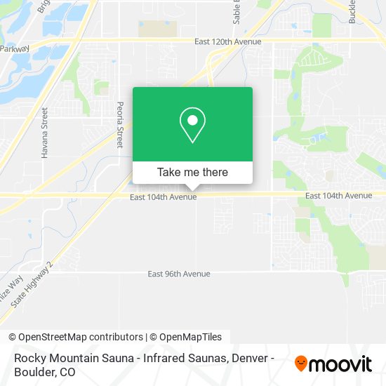 Rocky Mountain Sauna - Infrared Saunas map