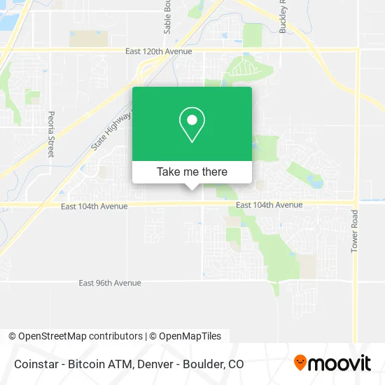 Coinstar - Bitcoin ATM map