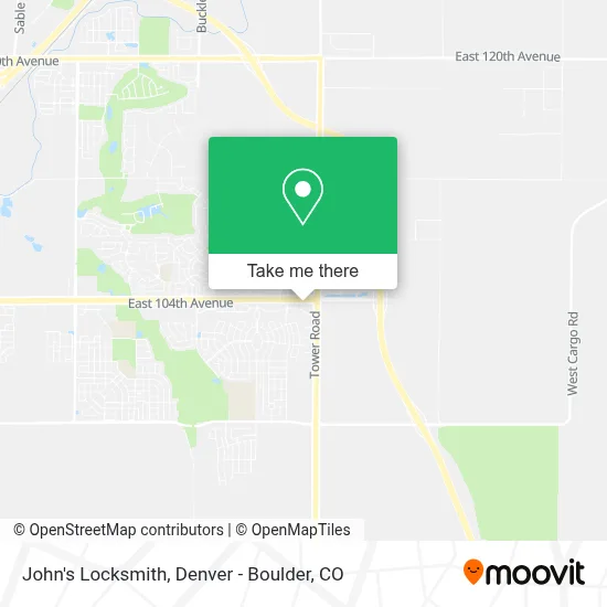 John's Locksmith map