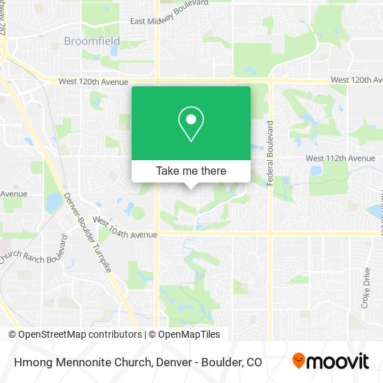 Hmong Mennonite Church map