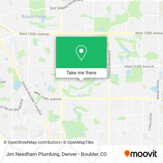 Mapa de Jim Needham Plumbing