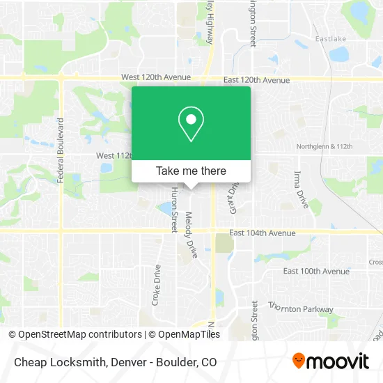 Cheap Locksmith map