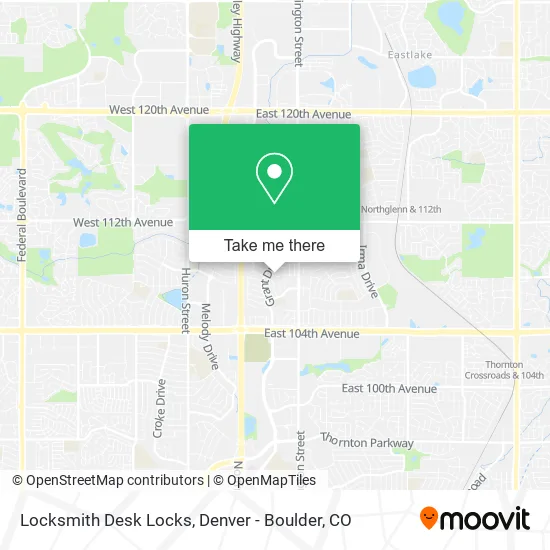 Locksmith Desk Locks map