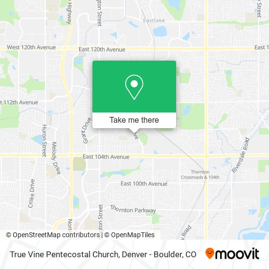 Mapa de True Vine Pentecostal Church