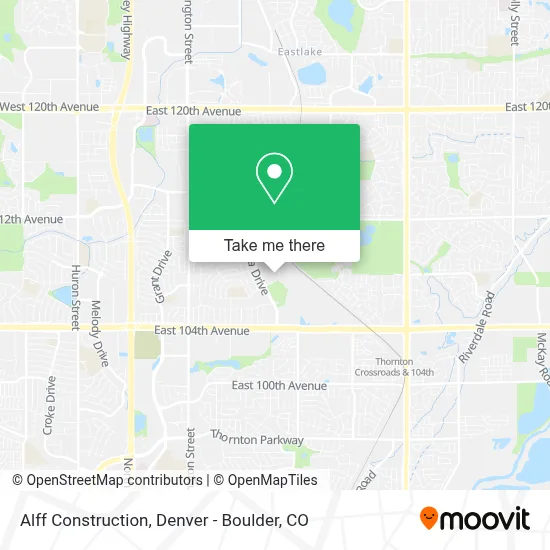 Alff Construction map