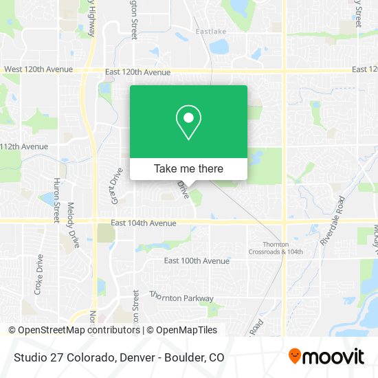 Studio 27 Colorado map