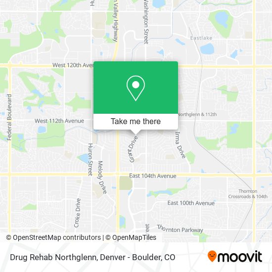 Drug Rehab Northglenn map